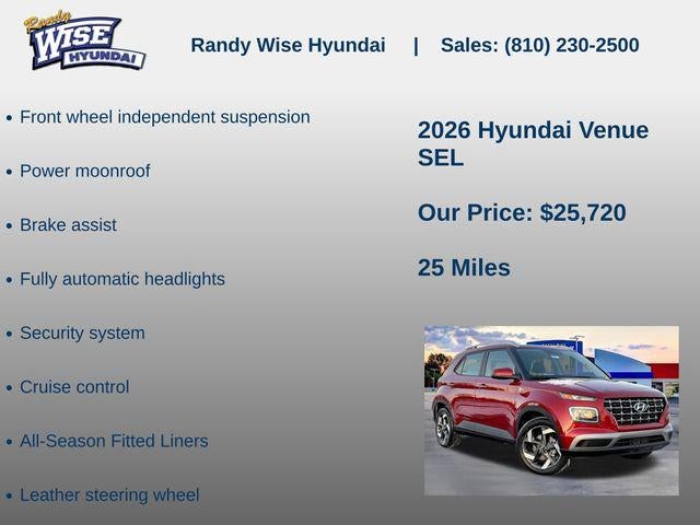 2026 Hyundai Venue SEL