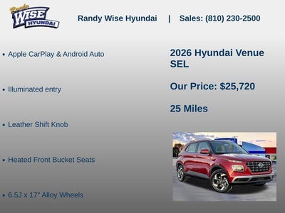 2026 Hyundai Venue SEL