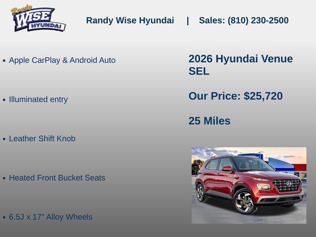 2026 Hyundai Venue SEL