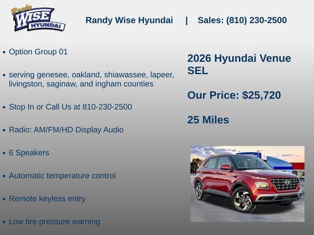 2026 Hyundai Venue SEL