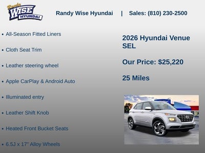 2026 Hyundai Venue SEL