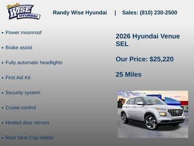 2026 Hyundai Venue SEL