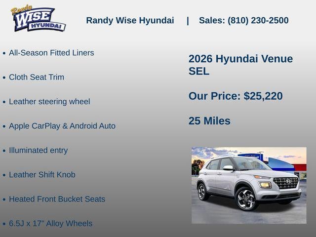 2026 Hyundai Venue SEL
