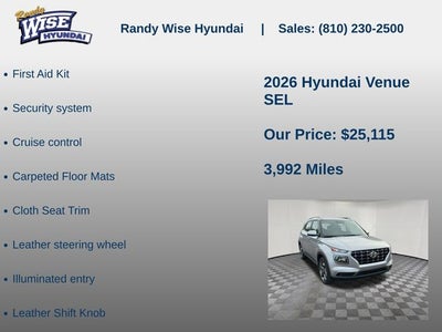 2026 Hyundai Venue SEL