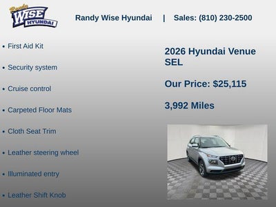 2026 Hyundai Venue SEL