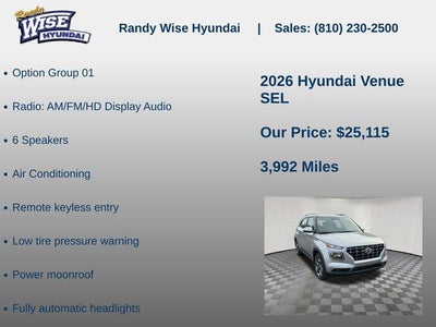 2026 Hyundai Venue SEL