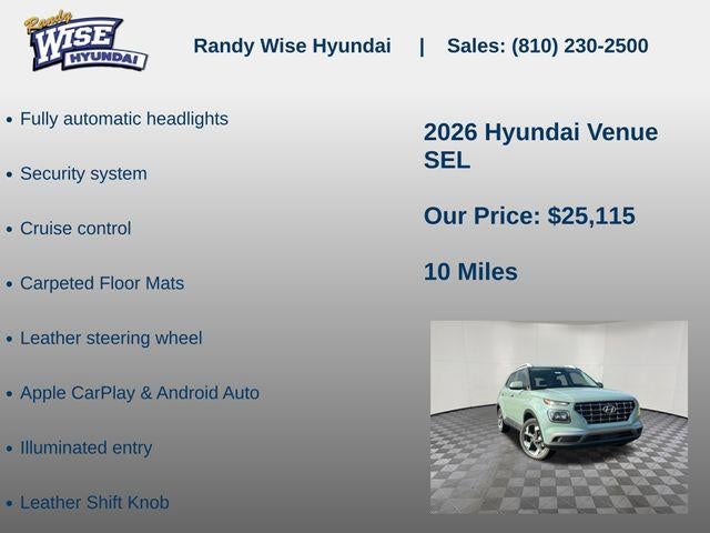 2026 Hyundai Venue SEL