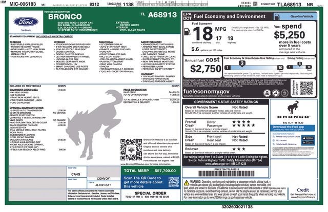 2026 Ford Bronco Big Bend