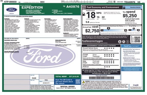 2026 Ford Expedition Platinum
