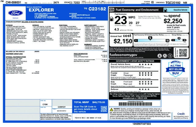 2026 Ford Explorer Active