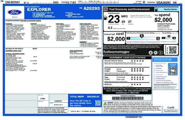 2027 Ford Explorer ST-Line