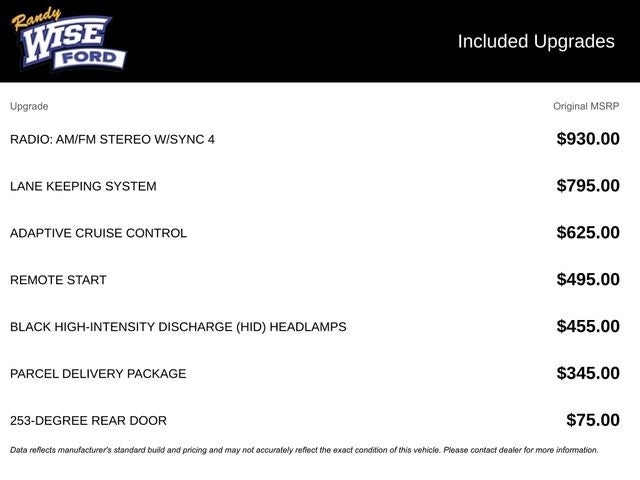 2025 Ford Transit-250 Base
