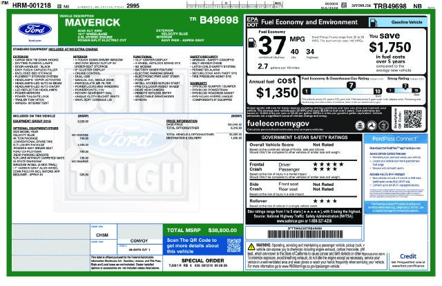 2026 Ford Maverick XLT