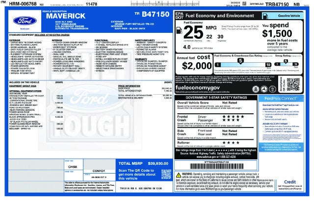 2026 Ford Maverick XLT