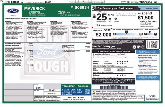 2026 Ford Maverick Lariat