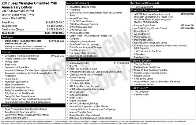 2017 Jeep Wrangler Unlimited Sahara