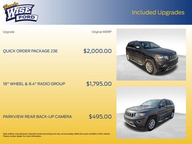 2016 Jeep Grand Cherokee Laredo