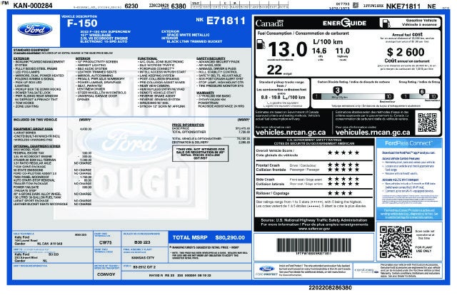 2022 Ford F-150 Lariat