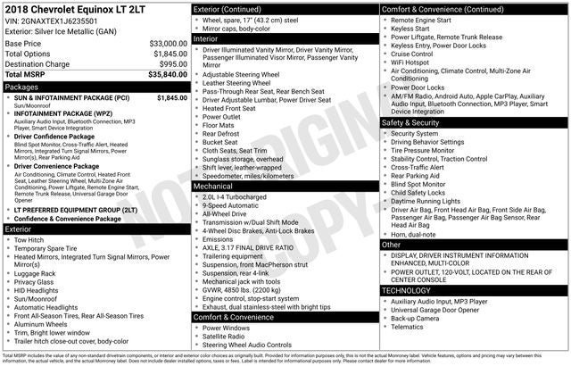 2018 Chevrolet Equinox LT