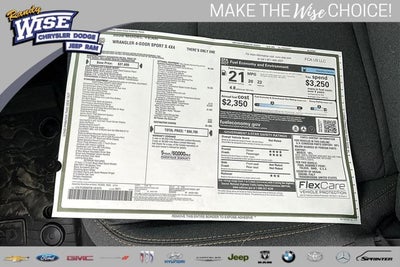 2026 Jeep Wrangler WRANGLER 4-DOOR SPORT S