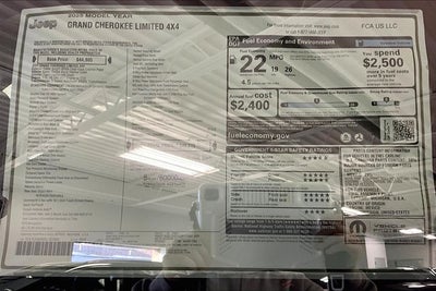 2025 Jeep Grand Cherokee GRAND CHEROKEE LIMITED 4X4