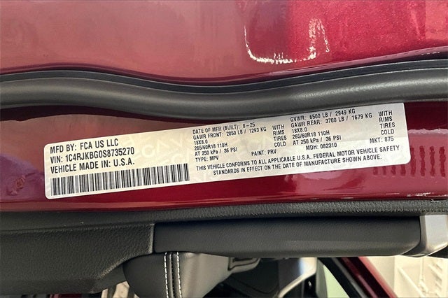 2025 Jeep Grand Cherokee GRAND CHEROKEE L LIMITED 4X4