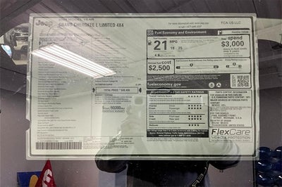 2025 Jeep Grand Cherokee GRAND CHEROKEE L LIMITED 4X4