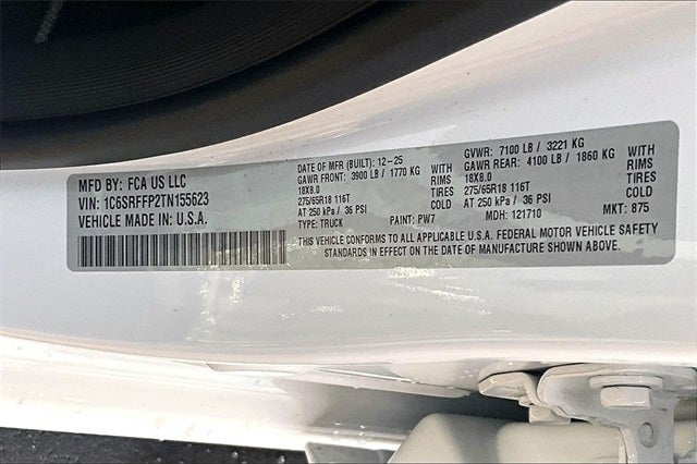 2026 RAM Ram 1500 RAM 1500 BIG HORN CREW CAB 4X4 5'7' BOX