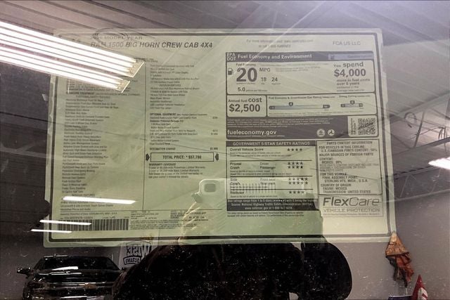 2026 RAM Ram 1500 RAM 1500 BIG HORN CREW CAB 4X4 5'7' BOX