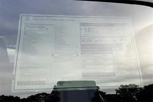 2026 RAM Ram 1500 RAM 1500 BIG HORN CREW CAB 4X4 5'7' BOX