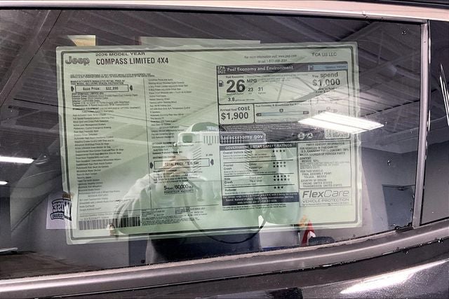 2026 Jeep Compass COMPASS LIMITED 4X4