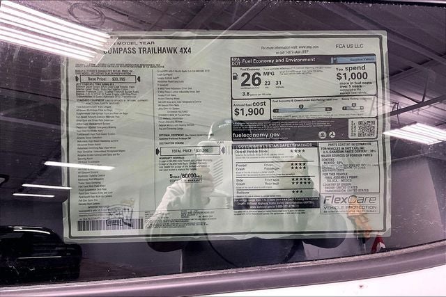 2026 Jeep Compass COMPASS TRAILHAWK 4X4