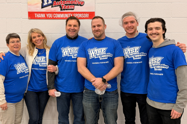 Randy Wise team volunteering on MLK Day