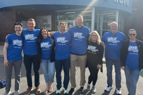 Randy Wise volunteers at North End Soup Kitchen
